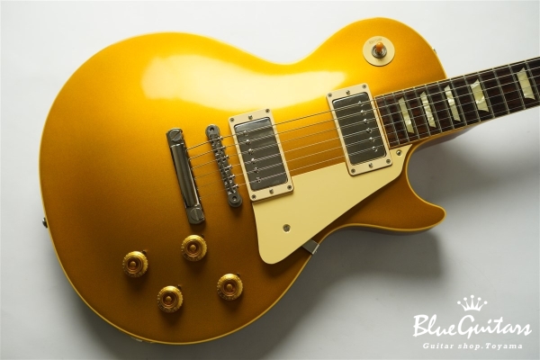 True Historic 1957 Les Paul Gold Top Reissue "Flame Top" - Vintage Antique Gold