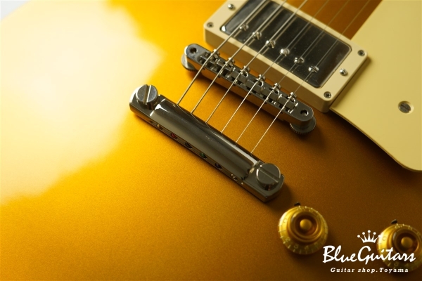 True Historic 1957 Les Paul Gold Top Reissue "Flame Top" - Vintage Antique Gold