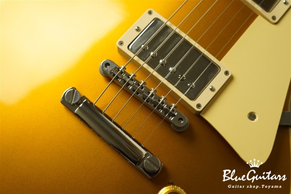 True Historic 1957 Les Paul Gold Top Reissue "Flame Top" - Vintage Antique Gold