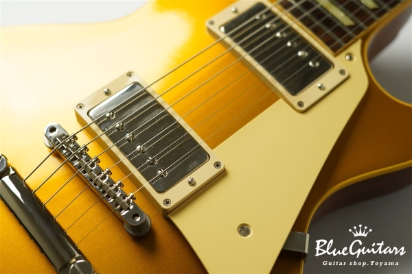 True Historic 1957 Les Paul Gold Top Reissue "Flame Top" - Vintage Antique Gold