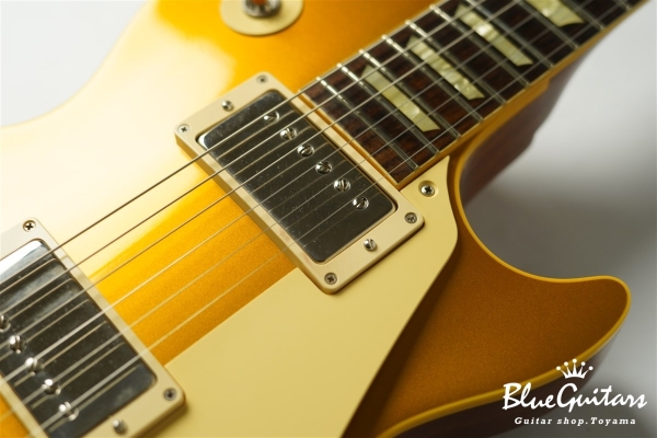 True Historic 1957 Les Paul Gold Top Reissue "Flame Top" - Vintage Antique Gold