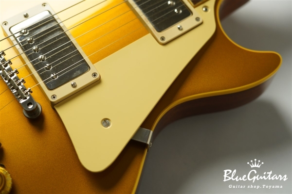 True Historic 1957 Les Paul Gold Top Reissue "Flame Top" - Vintage Antique Gold