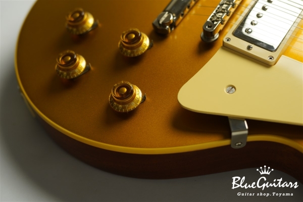 True Historic 1957 Les Paul Gold Top Reissue "Flame Top" - Vintage Antique Gold