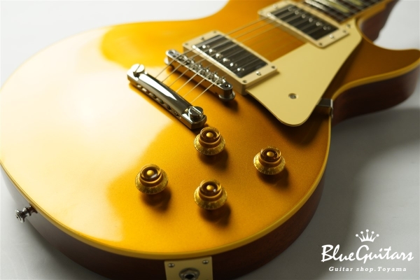 True Historic 1957 Les Paul Gold Top Reissue "Flame Top" - Vintage Antique Gold