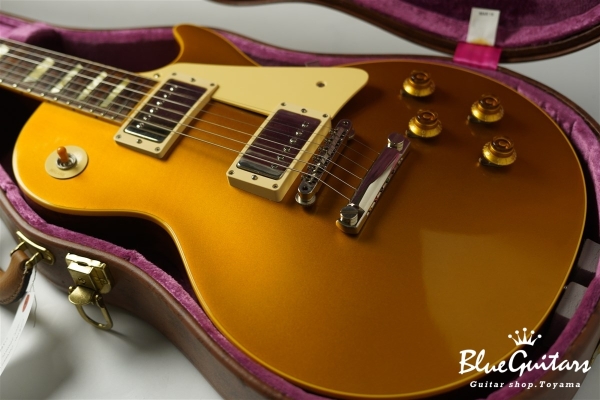 True Historic 1957 Les Paul Gold Top Reissue "Flame Top" - Vintage Antique Gold