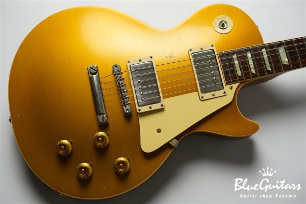 True Historic 1957 Les Paul Gold Top Reissue Murphy Aged - Vintage Antique Gold