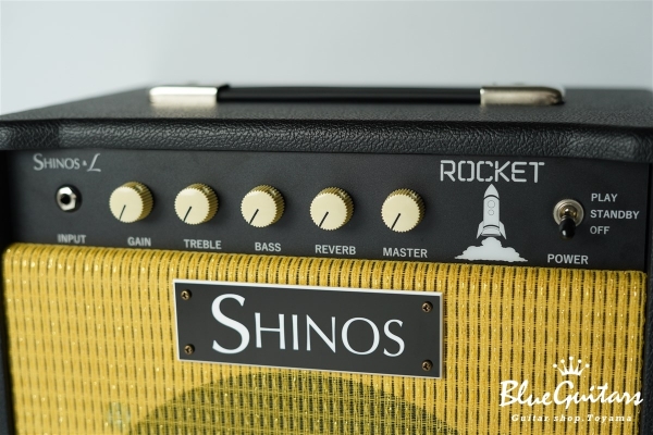 ROCKET【SHINOS & L】 6L6 - Black / CV75 Speaker / AGOT22B/E Transformer / Blue LED