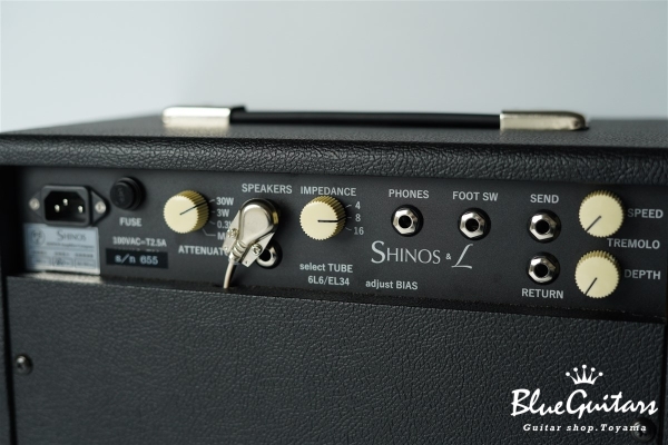 ROCKET【SHINOS & L】 6L6 - Black / CV75 Speaker / AGOT22B/E Transformer / Blue LED