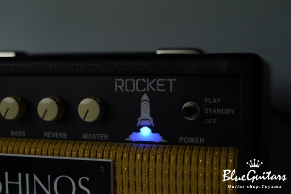 ROCKET【SHINOS & L】 6L6 - Black / CV75 Speaker / AGOT22B/E Transformer / Blue LED
