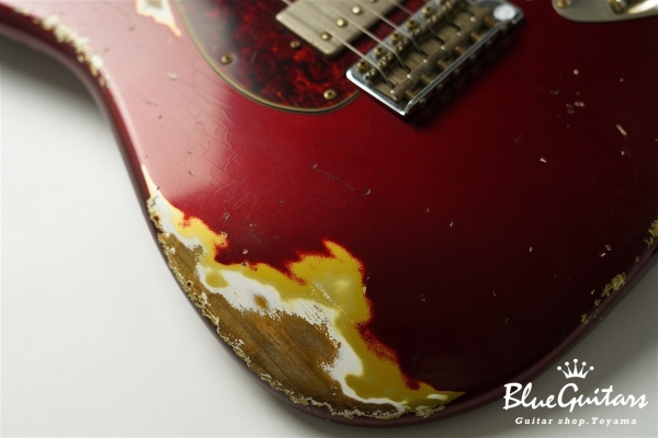 XSC-2 - Dark Candy Apple Red Heavy Aged / Alder / RM-R #3302