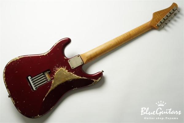 XSC-2 - Dark Candy Apple Red Heavy Aged / Alder / RM-R #3302