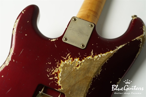 XSC-2 - Dark Candy Apple Red Heavy Aged / Alder / RM-R #3302