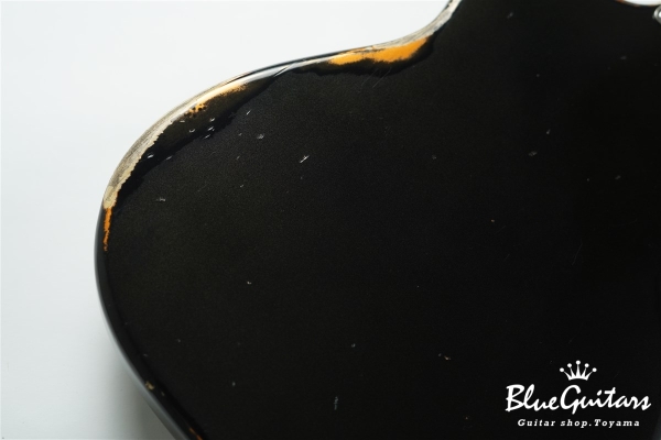 IRIS #193 Multi Layer Medium Aged - Sapphire Black over Copper with Copper Vibration