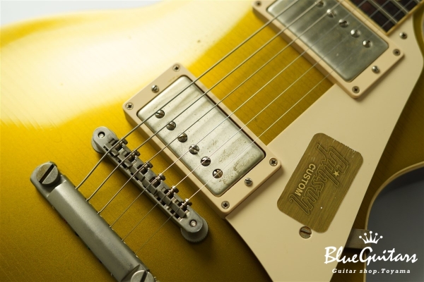 Historic Collection 1957 Les Paul Gold Top Reissue Heavy Aged Hand Selected - Dark Back