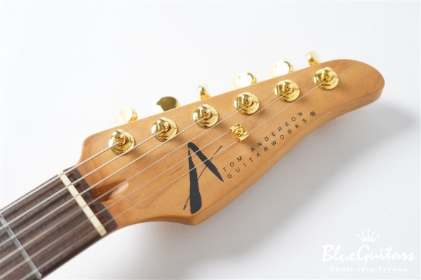 Drop Top - Figured Koa Top, Honey Shaded Edge with Binding ’21