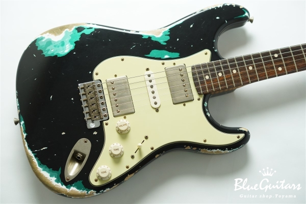 XSC-4 - Black over Sherwood Green Heavy Aged / Alder / RM-R #3561