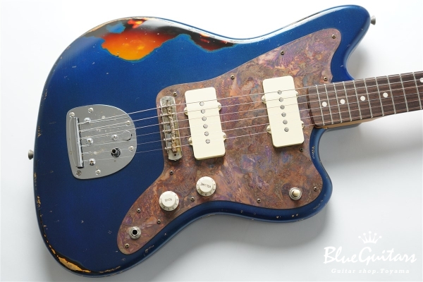 Model JM. #168 Multilayer Heavy Aged - Dark Lake Placid Blue over 3TS with Copper Red