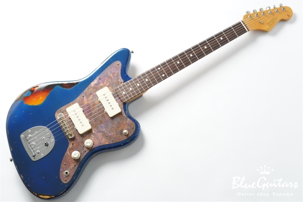 Model JM. #168 Multilayer Heavy Aged - Dark Lake Placid Blue over 3TS with Copper Red