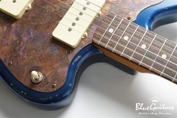Model JM. #168 Multilayer Heavy Aged - Dark Lake Placid Blue over 3TS with Copper Red