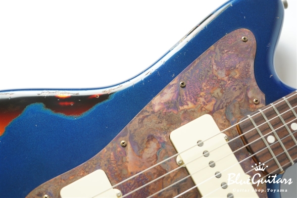 Model JM. #168 Multilayer Heavy Aged - Dark Lake Placid Blue over 3TS with Copper Red