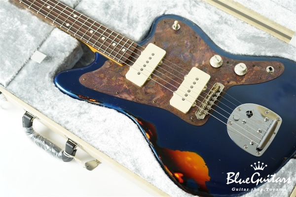 Model JM. #168 Multilayer Heavy Aged - Dark Lake Placid Blue over 3TS with Copper Red