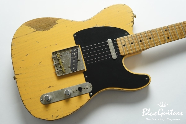XTC-1 Butter Scotch Blonde Heavy Aged / 1p Ash Body / Roasted 4A Flame Maple Neck