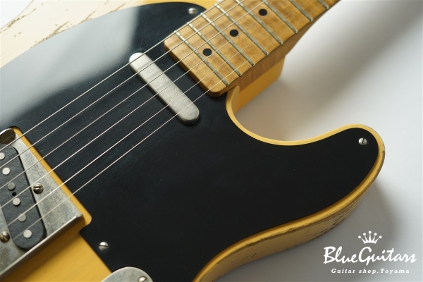 XTC-1 Butter Scotch Blonde Heavy Aged / 1p Ash Body / Roasted 4A Flame Maple Neck