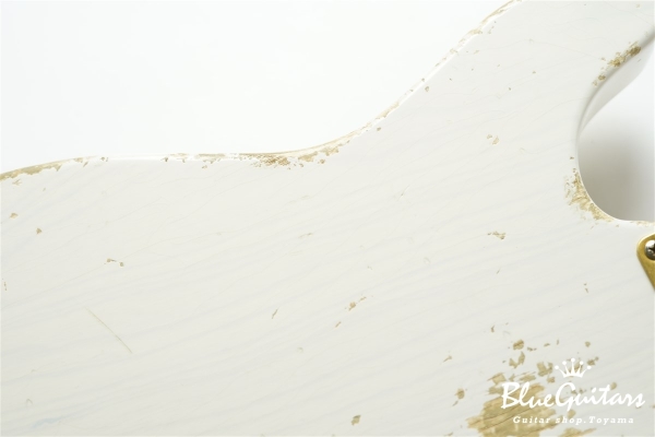 XTC-1 White Blonde Heavy Aged / Ash / Roasted Flame Maple / Gold Parts #3563
