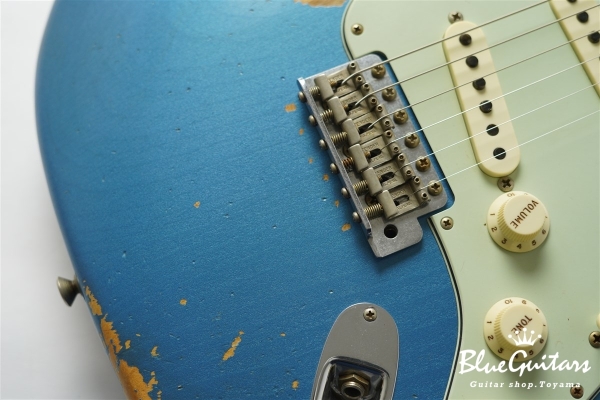 MBS 1961 Stratocaster Super Heavy Relic Masterbuilt by Yuriy Shishkov - Aged Lake Placid Blue