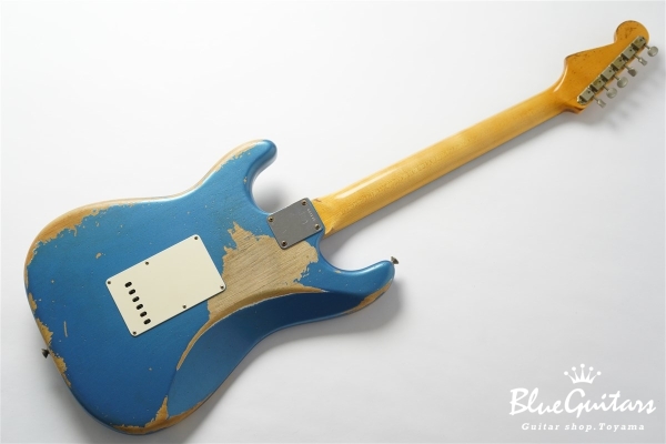 MBS 1961 Stratocaster Super Heavy Relic Masterbuilt by Yuriy Shishkov - Aged Lake Placid Blue