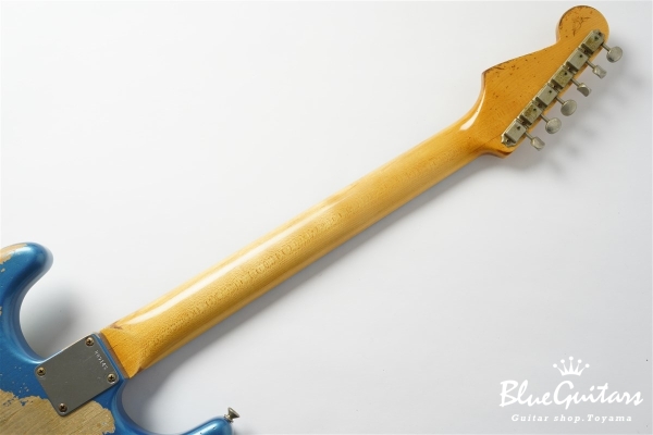 MBS 1961 Stratocaster Super Heavy Relic Masterbuilt by Yuriy Shishkov - Aged Lake Placid Blue