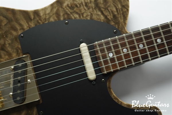 Delta 5A Quilt Top - Trans Black