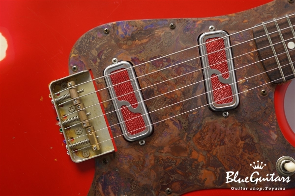 IRIS #172 Medium Aged - Fiesta Red with Copper Red