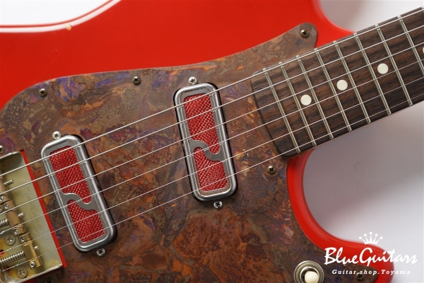 IRIS #172 Medium Aged - Fiesta Red with Copper Red