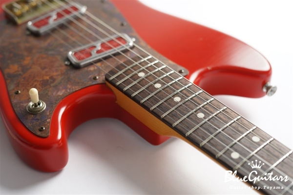 IRIS #172 Medium Aged - Fiesta Red with Copper Red