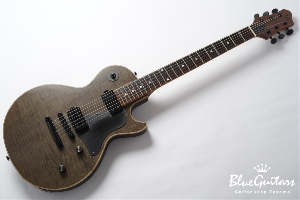 Omega Flame Maple Top - See Through Black