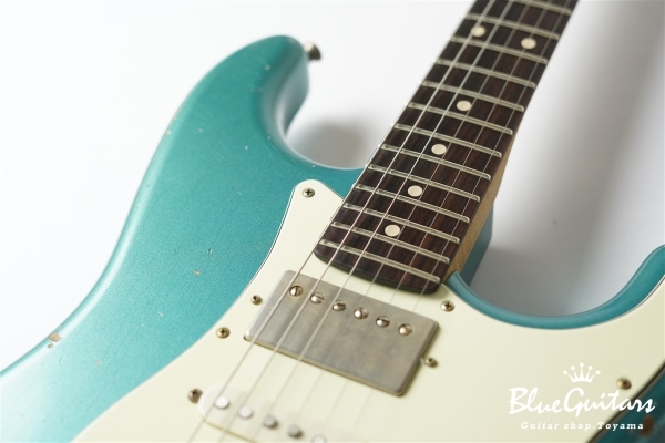 XSC-4 Pelham Blue Medium Aged / Alder / Roasted Flame Maple Reverse Head #3907