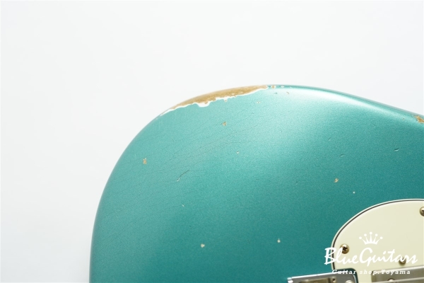 XSC-4 Pelham Blue Medium Aged / Alder / Roasted Flame Maple Reverse Head #3907