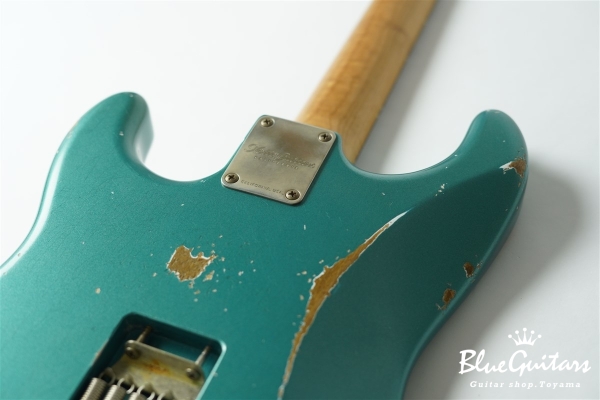 XSC-4 Pelham Blue Medium Aged / Alder / Roasted Flame Maple Reverse Head #3907