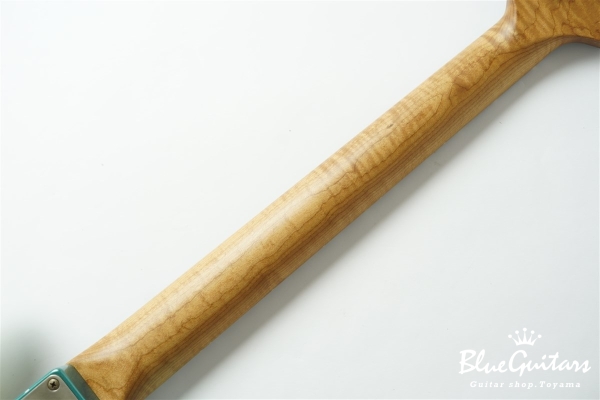 XSC-4 Pelham Blue Medium Aged / Alder / Roasted Flame Maple Reverse Head #3907