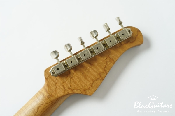 XSC-4 Pelham Blue Medium Aged / Alder / Roasted Flame Maple Reverse Head #3907