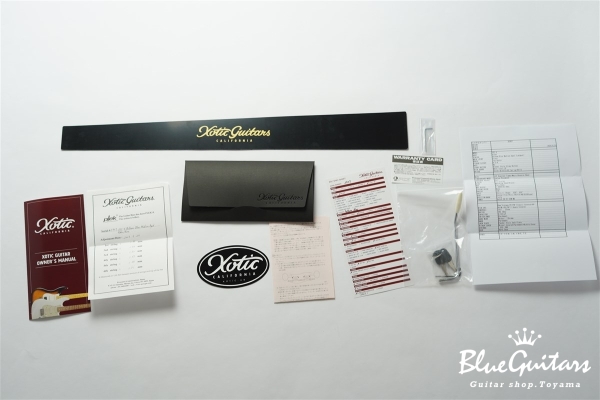 XSC-4 Pelham Blue Medium Aged / Alder / Roasted Flame Maple Reverse Head #3907