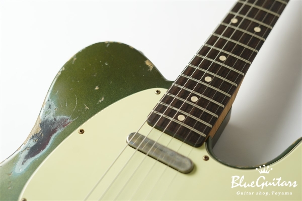 XTC-1 Vintage Charcoal Frost Metallic over 3 Tone Burst Heavy Aged / Alder / Roasted Flame Maple #3911