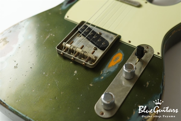 XTC-1 Vintage Charcoal Frost Metallic over 3 Tone Burst Heavy Aged / Alder / Roasted Flame Maple #3911