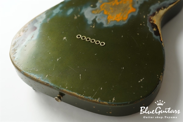 XTC-1 Vintage Charcoal Frost Metallic over 3 Tone Burst Heavy Aged / Alder / Roasted Flame Maple #3911