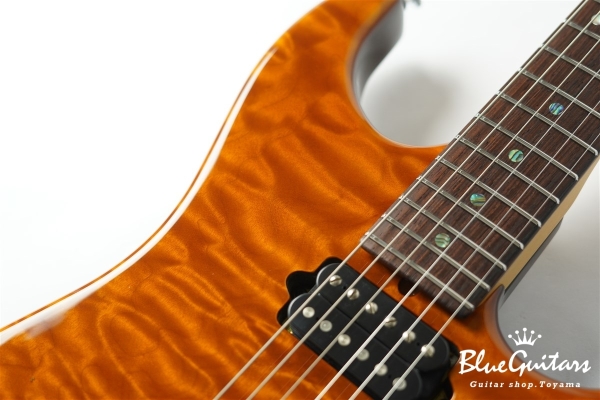 Standard Quilt Maple Top - Trans Honey / Matching Quilt Headstock