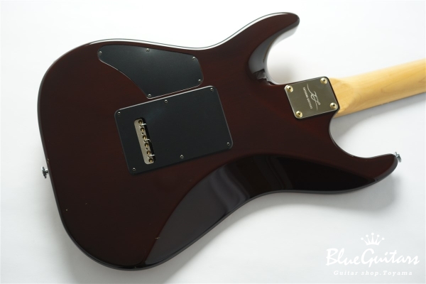 Standard Quilt Maple Top - Trans Honey / Matching Quilt Headstock