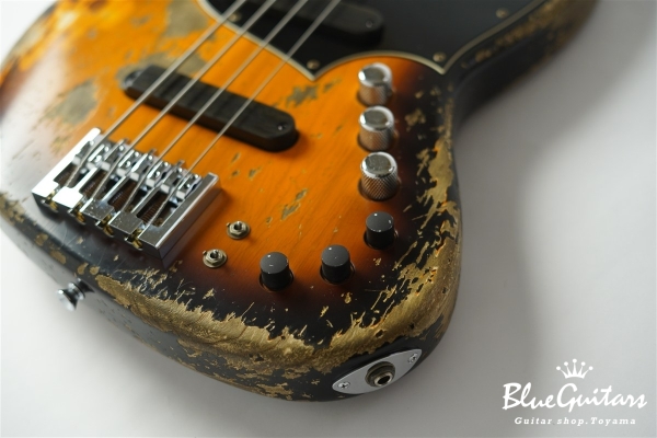 XJ-1T 4st 2 Tone Burst Super Heavy Aged / Ash / M #3264