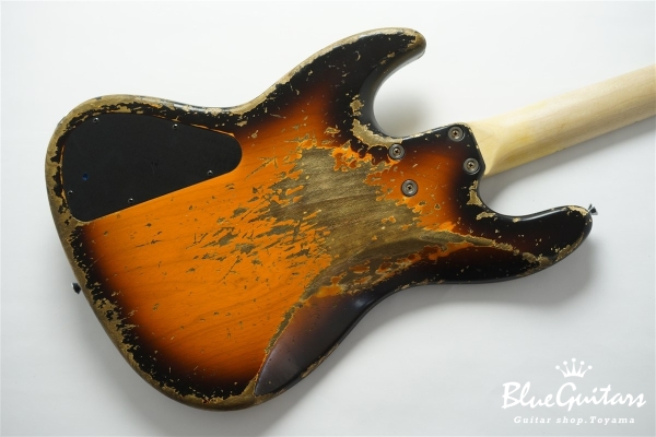 XJ-1T 4st 2 Tone Burst Super Heavy Aged / Ash / M #3264