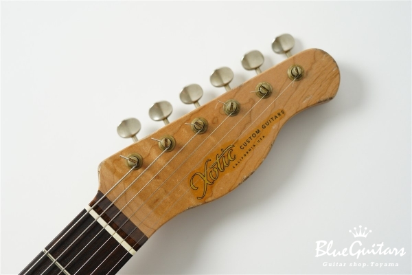 XTC-1 Olympic White over 3 Tone Burst Heavy Aged / Alder / Roasted Flame Maple #3910